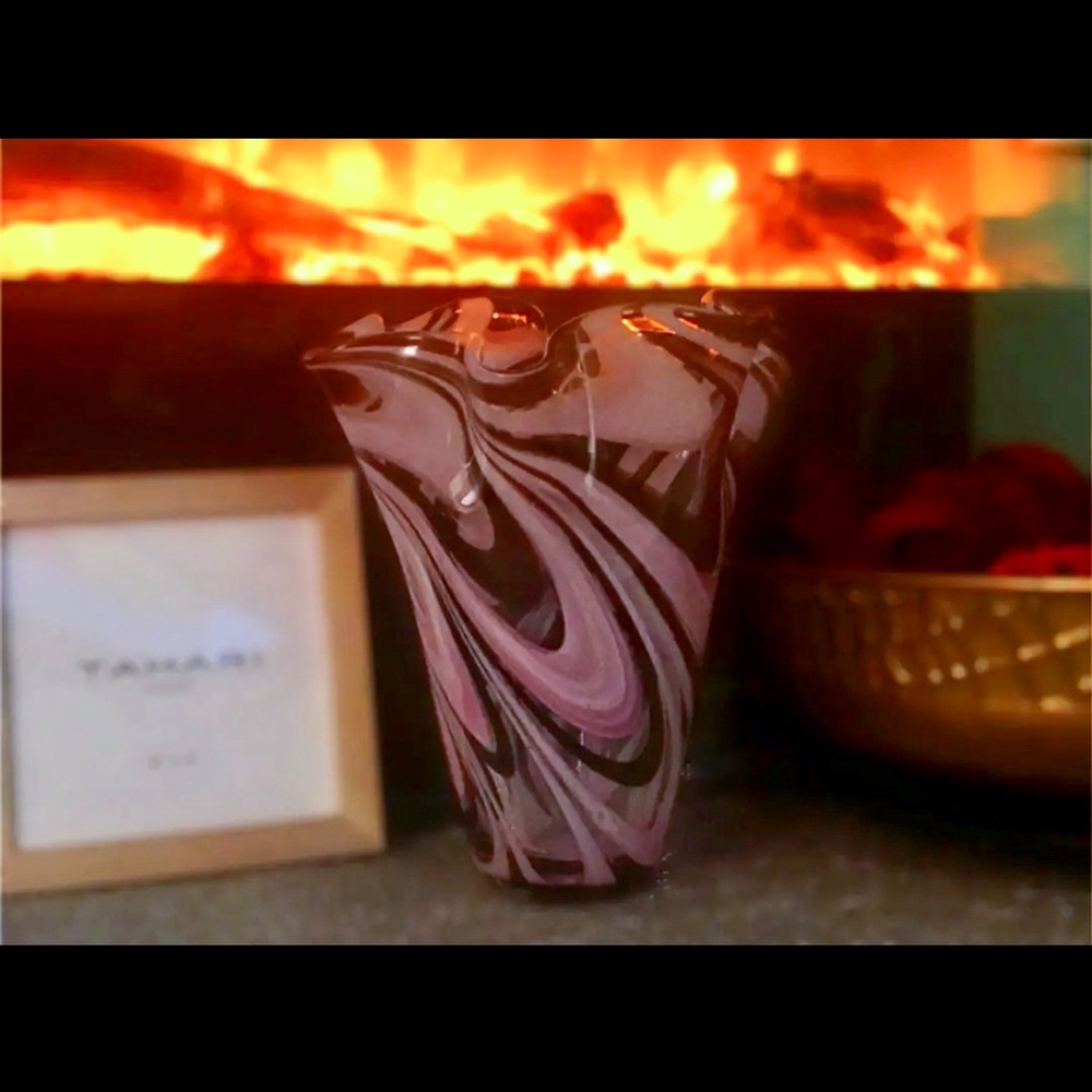 Murano Glass Abstract Vase